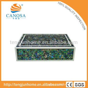 Hotel Amenity Luxury Abalone Shell Storage Box in Zigzag Shape